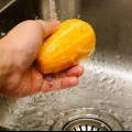 Förbered spaghetti squash i mikron