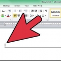 Att bli av med en horisontell linje i ms word