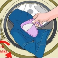 Se till att dina jeans inte bleknar i tvätten