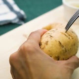 Förbered sötpotatis