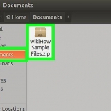 Extrahera filer i linux