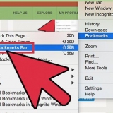 Visa bokmärken i chrome