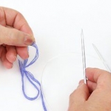 Stickning med rundstickor