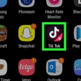 Chatta på tiktok på android