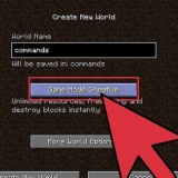 Använda kommandoblock i minecraft