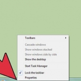 Ändra storlek på aktivitetsfältets ikoner i windows 7
