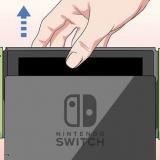 Vikning av stödet på en nintendo switch