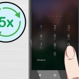 Lås upp en android-surfplatta