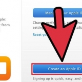 Skapa ett apple id