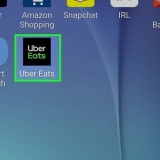 Avbryt en uber eats-beställning