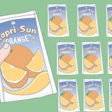 Att göra en capri sun‐bag