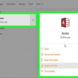 Skapa en databas med microsoft access