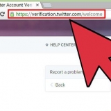 Skaffa ett verifierat konto på twitter