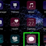 För att lämna en gruppkonversation på samsung galaxy
