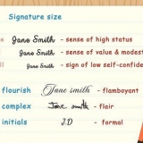 Designa en signatur