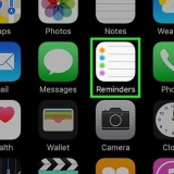 Lägg till en påminnelse på en iphone