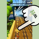 Få en hög poäng i subway surfers