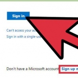 Skapa ett hotmail-konto