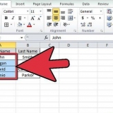 Sortera en lista i excel