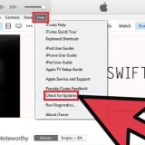 Anslut en ny enhet till itunes