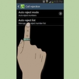 Blockera ett nummer i android