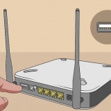 Ansluta en skrivare till ett nätverk via usb