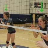 Att ställa upp på volleyboll