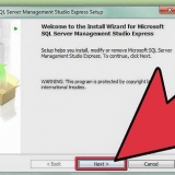 Skapa en sql server-databas