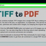 Konvertera en tiff till en pdf