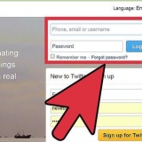 Inaktivera ett twitter-konto