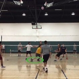 Slå sönder en volleyboll