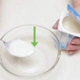 Att göra en yoghurtmask