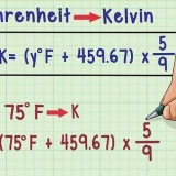 Konvertera fahrenheit till kelvin