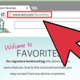 Flytta favoriter i aol