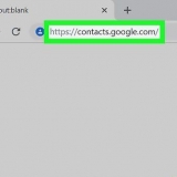 Återställa google-kontakter