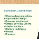 Skriva gotisk fiktion