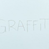 Rita graffiti bokstäver