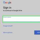 Dela stora filer på google drive