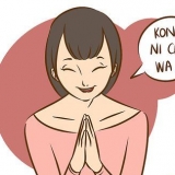 Säg hej på japanska