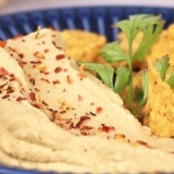 Förbereder hummus