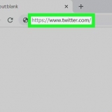 Twittra någon