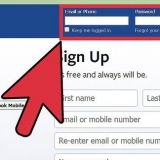 Logga in på facebook