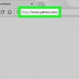 Logga in på ditt yahoo-postkonto
