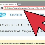 Logga in på skype