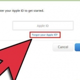 Återställ ditt apple-id