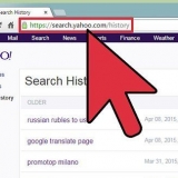 Rensa din historik i yahoo