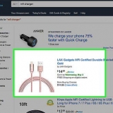 Ladda din iphone med en lightning-kabel från tredje part