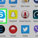 Hitta ditt skype-id på android