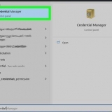 Visa dina lösenord i windows credential manager