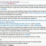 Samla karma på reddit